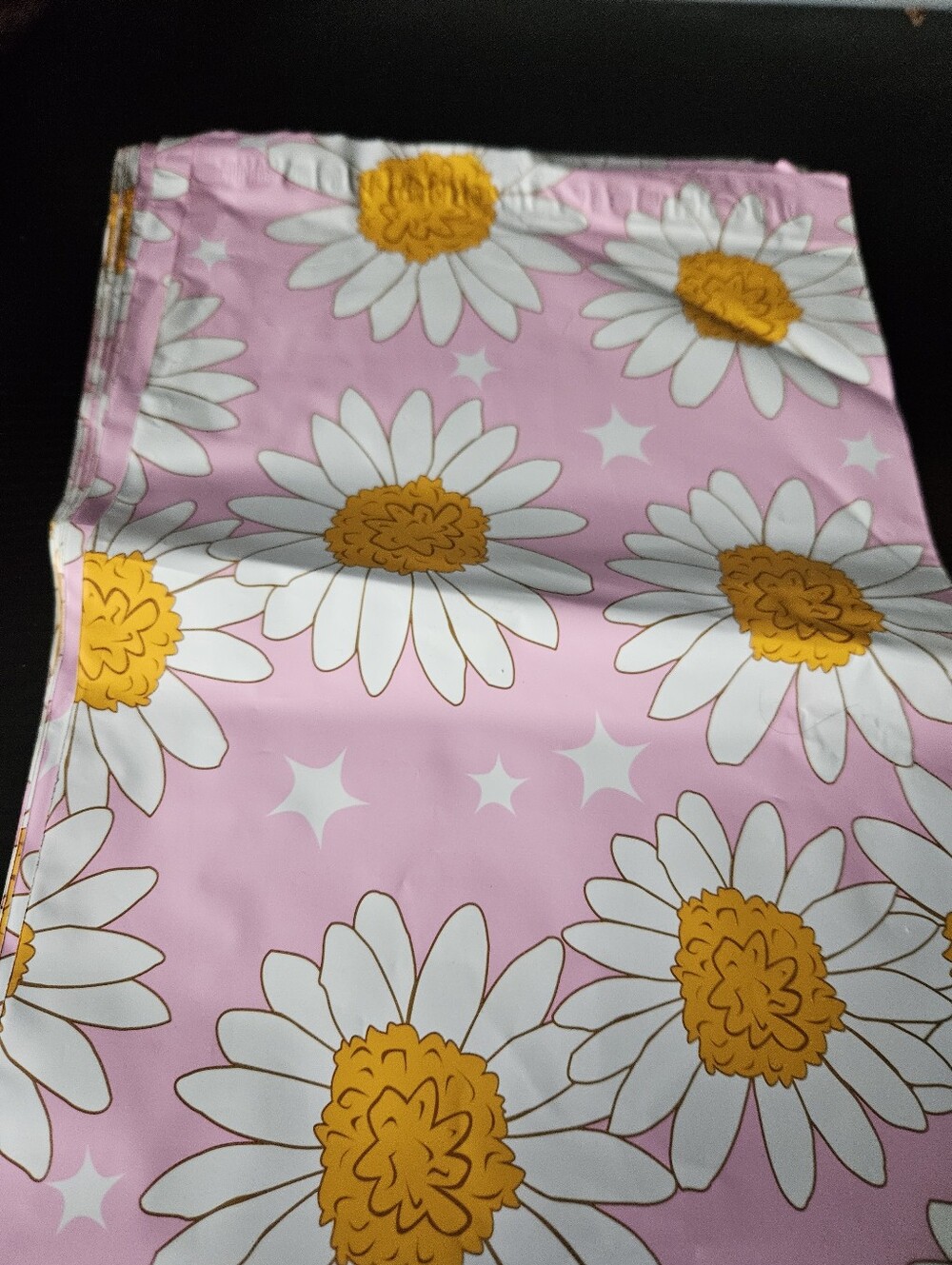 Pink Daisy Polymailer Packages